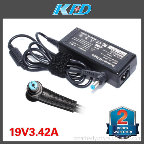 for Acer Laptop Charger 19V 3.42A 65W Power Supply